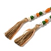 Wood Beaded Garland Hanging Ornament LS-HJEW-A007-01C-2