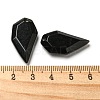 Natural Obsidian Pendants G-G052-A05-3