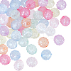50Pcs Luminous Acrylic Beads OACR-SC0001-44-1