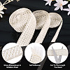 3 Yards 3 Styles Imitation Pearl Hotfix Rhinestone Ribbon Trimming DIY-TA0013-16-6