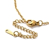 PVD Vacuum Plating 201 Stainless Steel Necklaces NJEW-H033-01G-Q-3