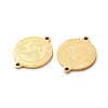 Ion Plating(IP) 304 Stainless Steel Connector Charms STAS-C074-11G-08-2
