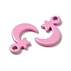 Spray Painted 201 Stainless Steel Charms STAS-G304-20B-2