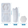 DIY Comb & Mirror Silicone Molds Kits DIY-TA0008-42-7