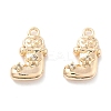 Brass Micro Pave Cubic Zirconia Charms KK-M102-01G-1