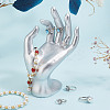 Resin Mannequin Hand Jewelry Display Holder Stands RDIS-WH0009-015A-4