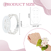 5Pcs Alloy Rhinestone Multi-strand Bangles for Women BJEW-WR0001-03P-2