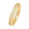 Brass Micro Pave Cubic Zirconia Adjustable Finger Rings for Women RJEW-Z113-24G-2
