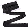 10 Yards Polyester Ruffled Lace Ribbon DIY-CY0001-23B-1