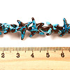 Synthetic Turquoise Dyed Beads Strands G-P507-04Q-4
