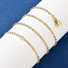 Brass Cable Chains Necklaces for Women NJEW-D302-47G-1