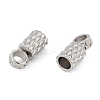 Tarnish Resistant 304 Stainless Steel Cord Ends STAS-Z084-07P-02-2