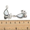 Brass Micro Pave Clear Cubic Zirconia Pendants KK-L211-019P-03-3