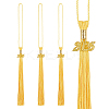 Silk Tassel Pendant Decorations AJEW-WH0651-33A-1