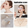 10Pcs Natural Nucleated Baroque Keshi Pearl Pendants PALLOY-YW00106-6