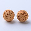 Unwaxed Natural Lava Rock Beads G-F325-8mm-13-1