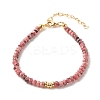Natural Malaysia Jade(Dyed) Beaded Bracelets for Women or Men BJEW-JB07791-3