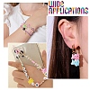 45Pcs 9 Colors Baking Paint Zinc Alloy Beads FIND-CJ0003-97-7