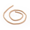 Electroplate Non-magnetic Synthetic Hematite Beads Strands G-L485-04B-LG-2
