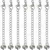 20Pcs Long-Lasting Plated Brass Curb Chain Extender KK-CN0003-15-1