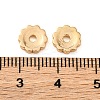 Flower Brass Beads KK-K378-40G-2