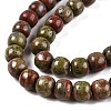 Natural Unakite Beads Strands G-T138-142-3