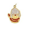 304 Stainless Steel Rhinestone Pendants LS-FIND-I062-01G-02-1