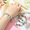 Natural Mixed Gemstone Beads Stretch Bracelets BJEW-JB03860-5