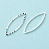 Brass Linking Rings KK-F831-016C-S-RS-4