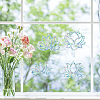 16 Sheets 4 Styles Waterproof PVC Colored Laser Stained Window Film Adhesive Static Stickers DIY-WH0314-061-7