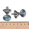 Natural Colorful Fluorite Pendants G-F777-02AS-07-3