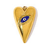 304 Stainless Steel Enamel Pendants STAS-OY002-88G-1