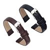 2 Sets 2 Colors Leather Textured Watch Bands AJEW-FG0003-83-1
