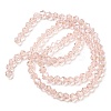 Transparent Electroplate Glass Beads Strands GLAA-F029-3mm-C26-2