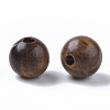 Natural Wood Beads WOOD-S666-6mm-03-2