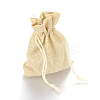 Burlap Packing Pouches Drawstring Bags LS-ABAG-Q050-10x14-13-1