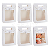 Rectangle Paper Gift Bags CON-WH0088-81B-1