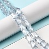 AB Color Plated Transparent Glass Beads Strands EGLA-P051-06A-A03-3