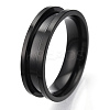 201 Stainless Steel Grooved Finger Ring Settings RJEW-TAC0017-6mm-02B-2