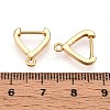 Brass Hoop Earring Finding KK-N261-56G-3