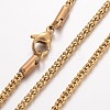 Ion Plating(IP) 304 Stainless Steel Necklace X-MAK-K004-02G-2