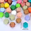 Hexagonal Silicone Beads SI-JX0020A-98-2