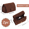 Microfiber Packing Button Bags ABAG-WH0038-51F-2