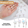 12Pcs 3 Colors Silver Tone Alloy Pendants FIND-HS0002-05-2