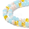 Glass Beads Strands EGLA-A034-M8mm-52-3