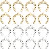 16Pcs 2 Colors 201 Stainless Steel Pendants STAS-CA0001-52-1