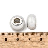 Two Tone Opaque Resin Rondelle European Beads RESI-Z046-02B-3