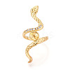 Snake Brass Micro Pave Cubic Zirconia Cup Peg Ring Settings KK-N274-40G-2