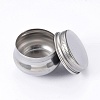 Stainless Steel Colour Modulation Bead Containers CON-WH0050-01-3