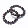 Natural Brecciated Jasper Bead Stretch Bracelets BJEW-K212-A-040-1